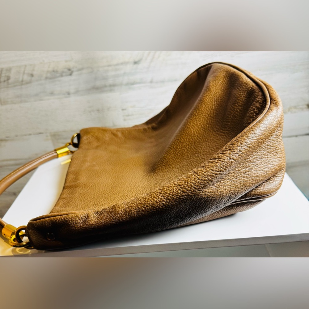 Marc Jacobs Crossbody & Satchel Purse Brown Leather with detachable strap - Picture 7 of 16